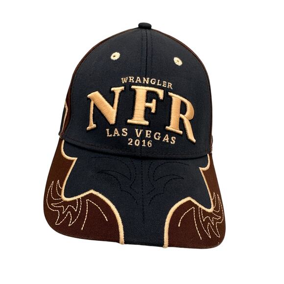 NFR Wrangler Pro Rodeo Finals PRCA 2016 ProRodeo Gear Embroidered Hat - Picture 2 of 8